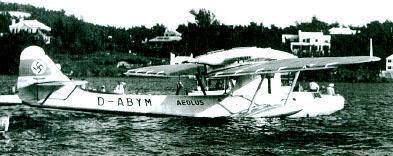1936 German plane in Bermuda with swastika