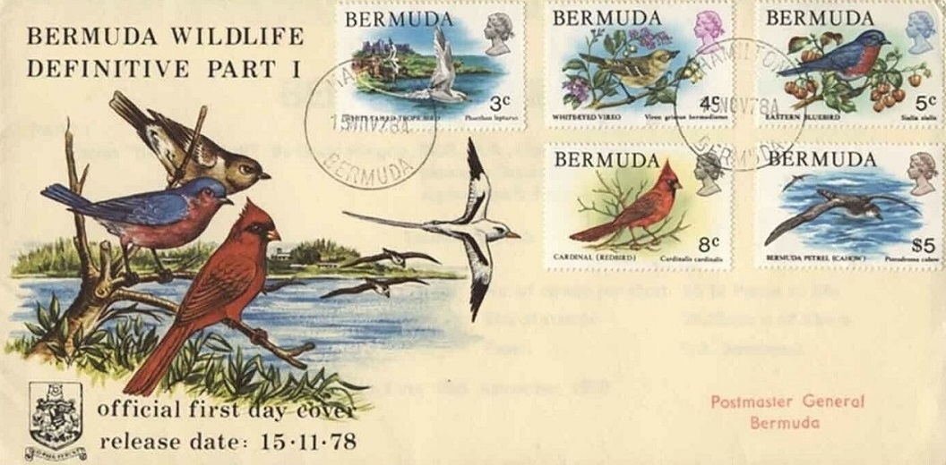 Bermuda Wildlife, Birds, postage stamp 1978