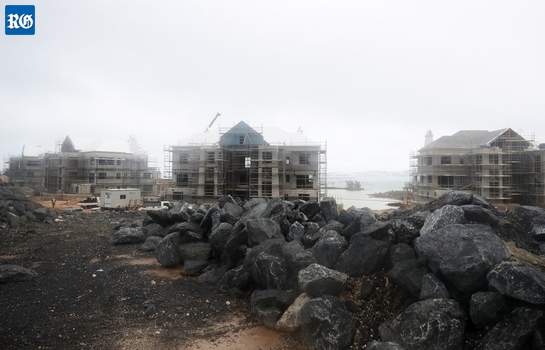 Caroline Bay construction as at July 4, 2019
