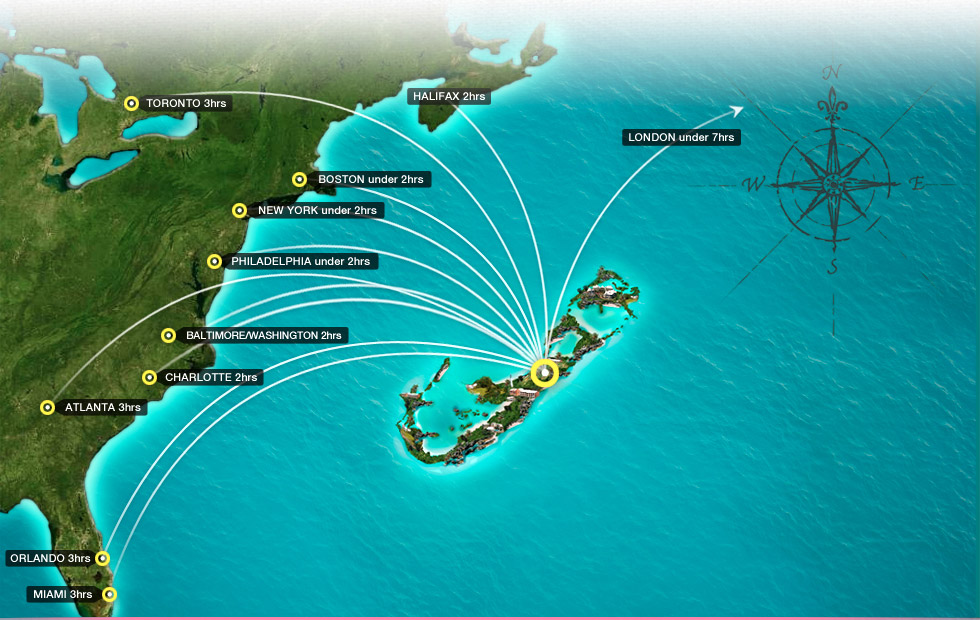 Interpret Way Luster Airlines serving Bermuda