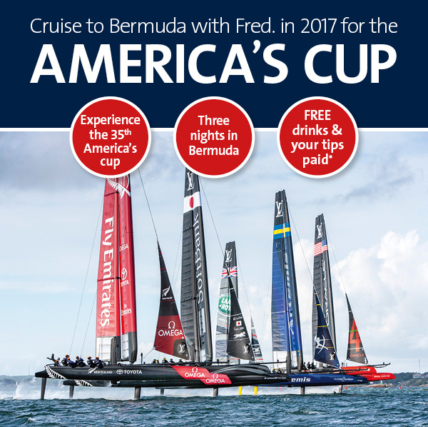 America's Cup Race cruise ship promotion