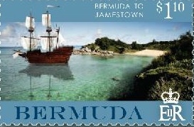 Bermuda stamp Jamestown 2