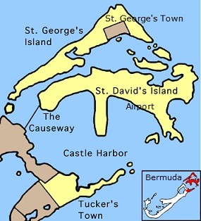 Bermuda airport location