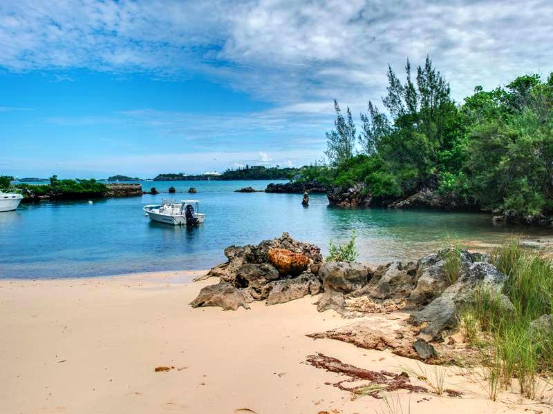 Private Bermuda beach