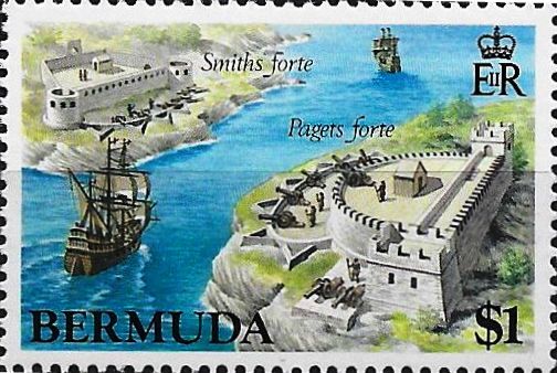 Bermuda forts stamp 4