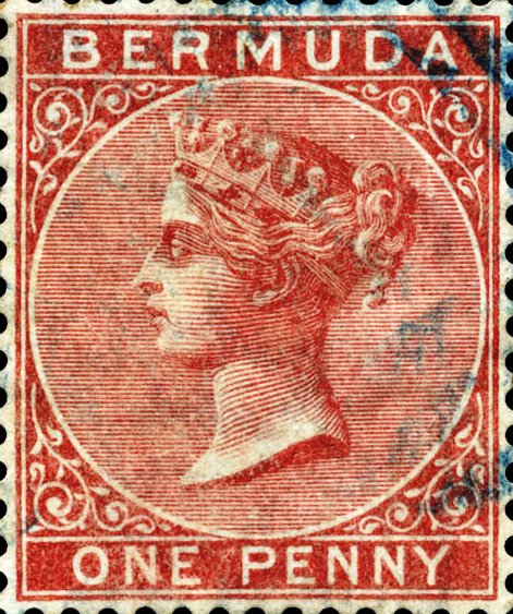 Bermuda stamp 1864