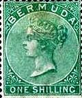 Bermuda stamp 1865