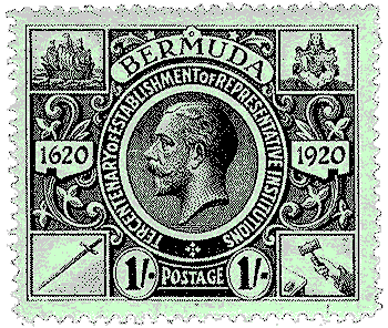 Bermuda commemorative stamp 1920