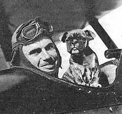 Captain Field E. Kindley with Fokker
