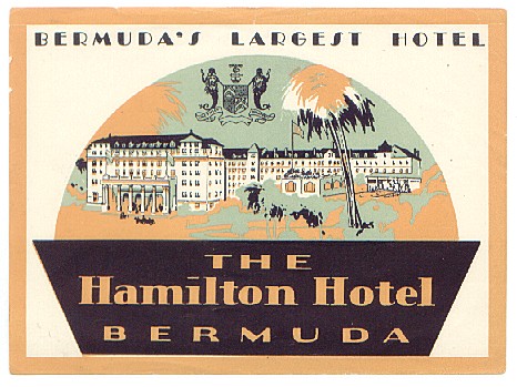 Hamilton Hotel burnt down 1955