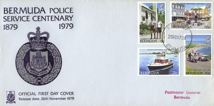1979 Bermuda Police Service Centenary stamps
