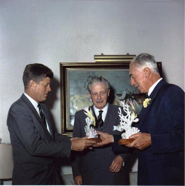 President Kennedy and Macmillan Bermuda December 1961