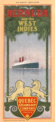 Quebec Steamship 1912 poster