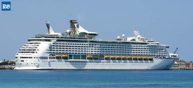Royal Caribbean cruiseship in Bermuda