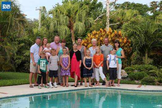 Tucker family in Bermuda in 2013