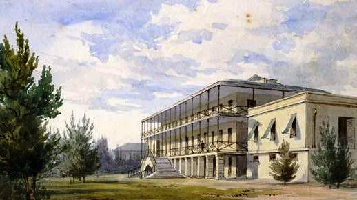 Royal Naval Hospital, Bermuda, Johnson Savage MD, about 1835
