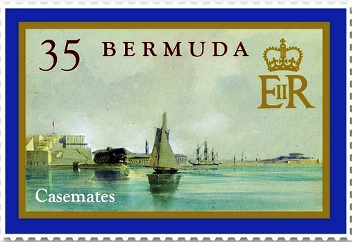 Bermuda stamp Casemates Dockyard 2011