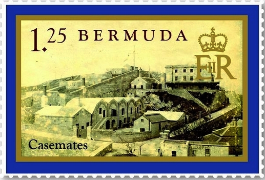 Bermuda stamp Casemates Dockyard 2011