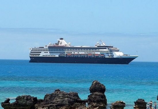 Cruise ship Veendam off St. George's