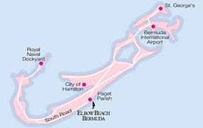 Elbow Beach Hotel location