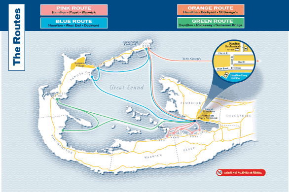 Ferry route stop