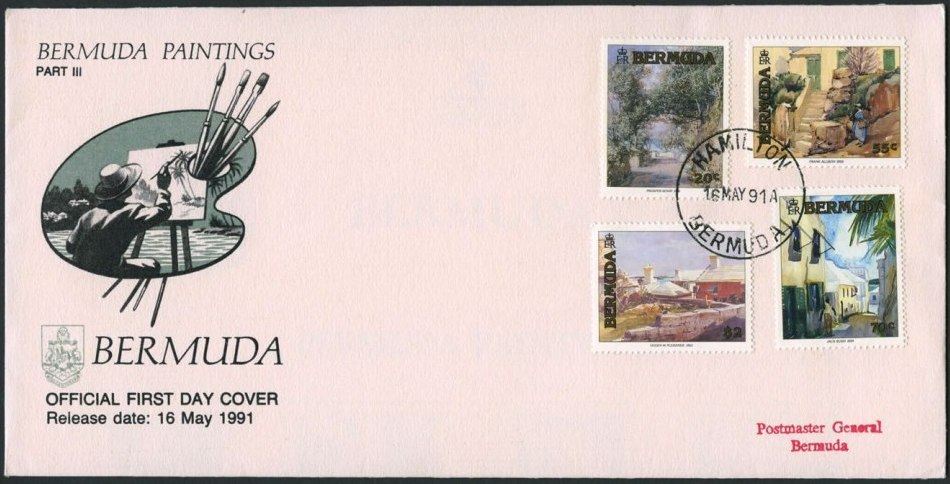 1991 Bermuda Paintings stamps