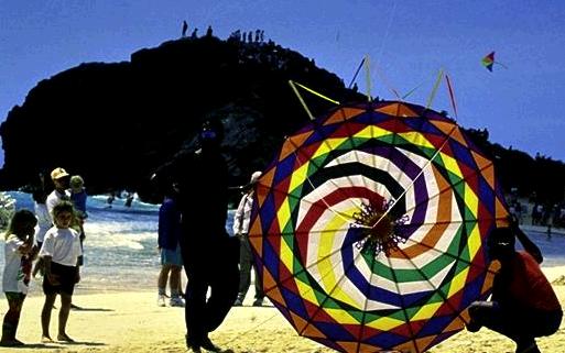 Kite flying in Bermuda