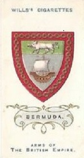 Wills version of old Bermuda coat of arms