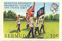 Bermuda Regiment postage stamp