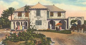 Tom Moore's Restaurant, from an old postcard