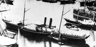 Advance Confederate ship